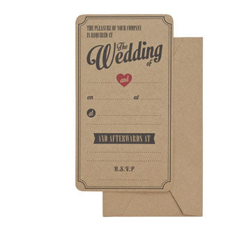 Vintage Affair - Wedding Invitations