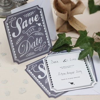 Vintage Affair - Save The Date Cards