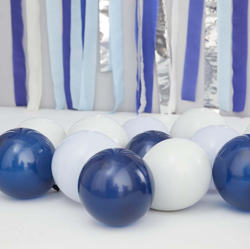 Mosaic Balloon Pack - Navy, Blue & Grey Balloon Mosaic Balloon Pack