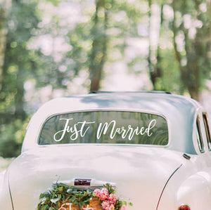 Vintage Affair - Frayed Ribbon Just Married