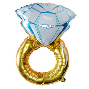 Foil Ring Balloon Bunting - I Do