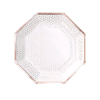 Pick & Mix - Rose Gold - Plate - Spotty - Rose Gold