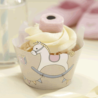 Rock-a-bye Baby Cupcake Wraps