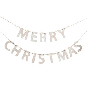 Rustic Christmas - Wooden Merry Christmas Bunting