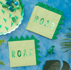 Roarsome - Paper Napkins - Foiled