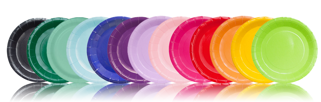 Solid Colours Paper Plates